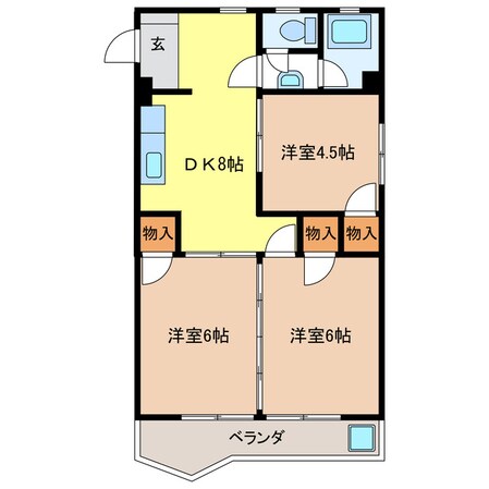 GMH797の物件間取画像